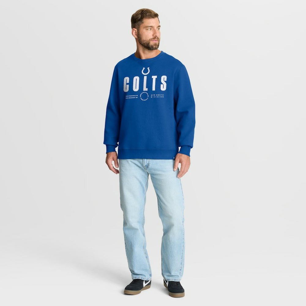Indianapolis Colts Direct Handoff Legacy Pullover Sweatshirt - Royal - Fanatics