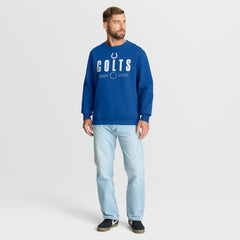Indianapolis Colts Direct Handoff Legacy Pullover Sweatshirt - Royal - Fanatics