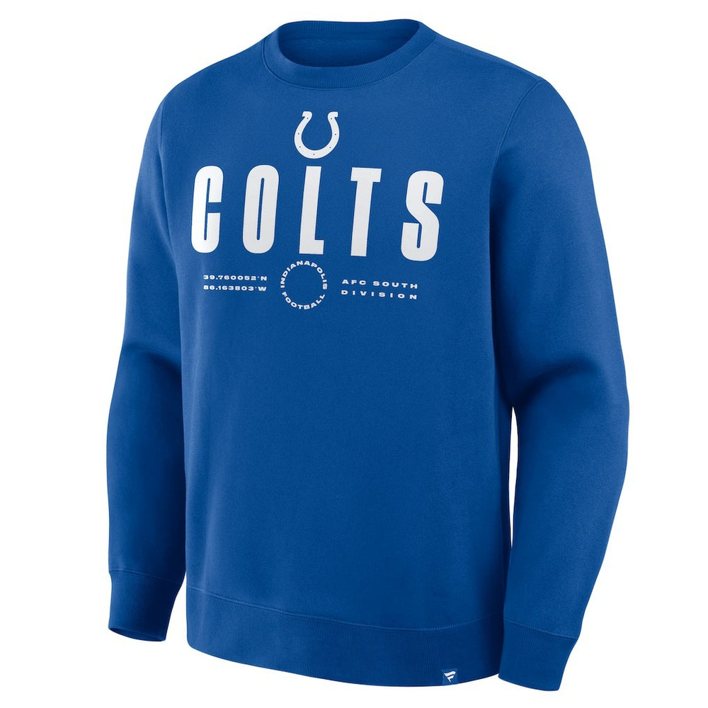 Indianapolis Colts Direct Handoff Legacy Pullover Sweatshirt - Royal - Fanatics