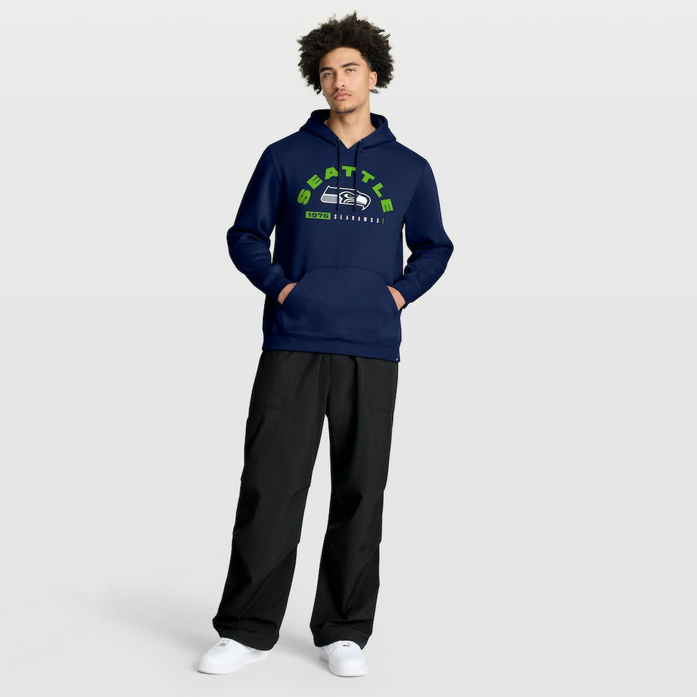 Seattle Seahawks Delay of Game Legacy Pullover Hoodie - College Navy - Fanatics