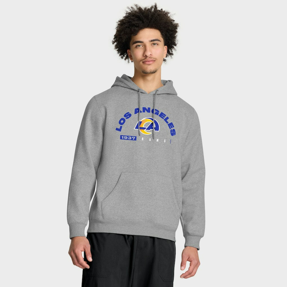 Los Angeles Rams Delay of Game Legacy Pullover Hoodie - Heather Gray - Fanatics