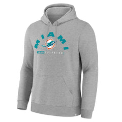 Miami Dolphins Delay of Game Legacy Pullover Hoodie - Heather Gray - Fanatics