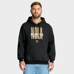 New Orleans Saints Right Tackle Legacy Pullover Hoodie - Black - Fanatics