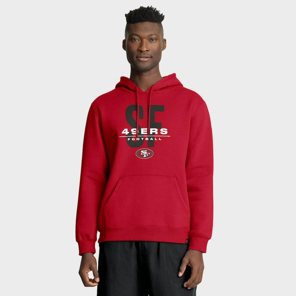 San Francisco 49ers Right Tackle Legacy Pullover Hoodie - Scarlet - Fanatics