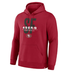 San Francisco 49ers Right Tackle Legacy Pullover Hoodie - Scarlet - Fanatics