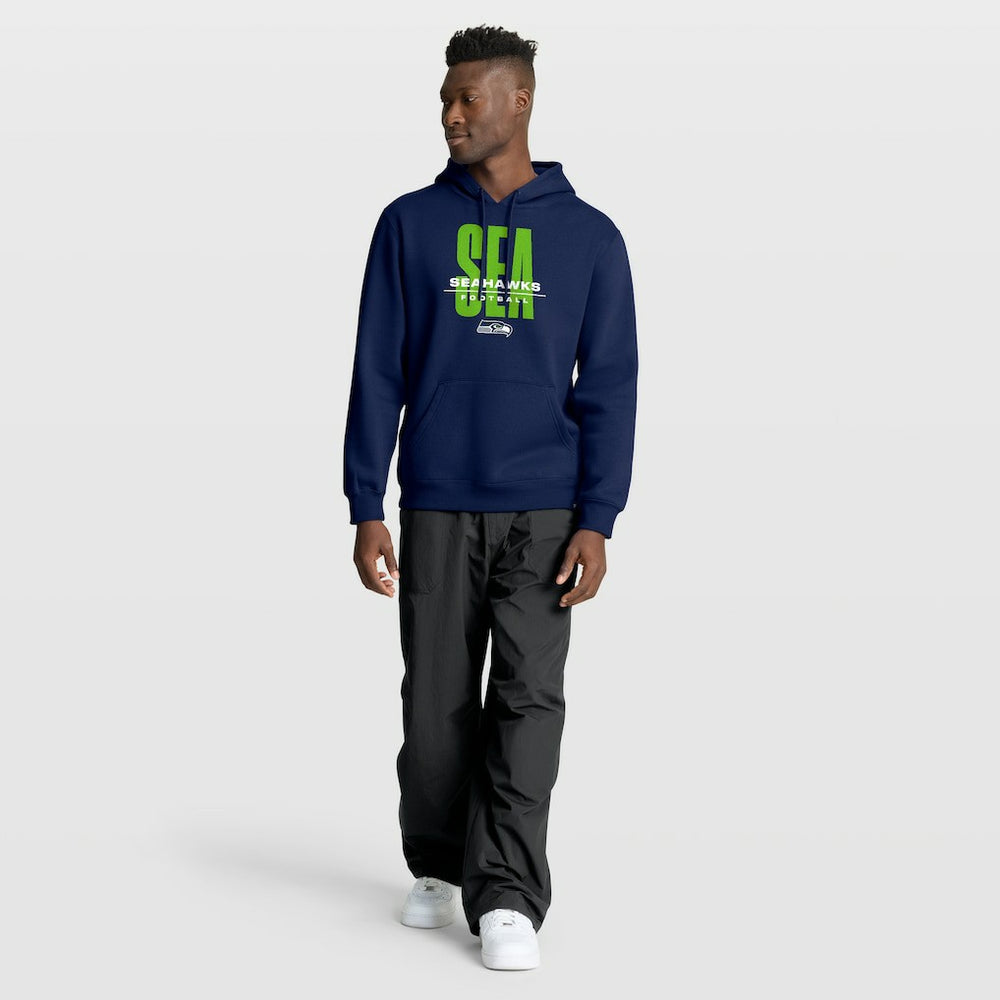 Seattle Seahawks Right Tackle Legacy Pullover Hoodie - College Navy - Fanatics