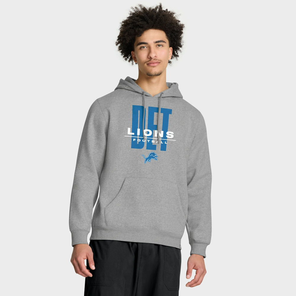 Detroit Lions Right Tackle Legacy Pullover Hoodie - Heather Gray - Fanatics