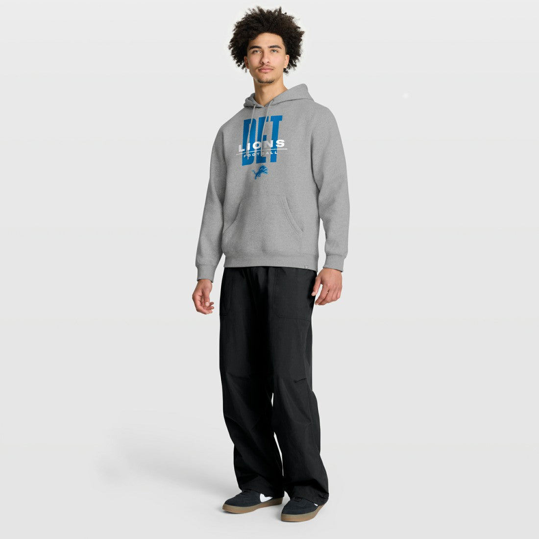 Detroit Lions Right Tackle Legacy Pullover Hoodie - Heather Gray - Fanatics
