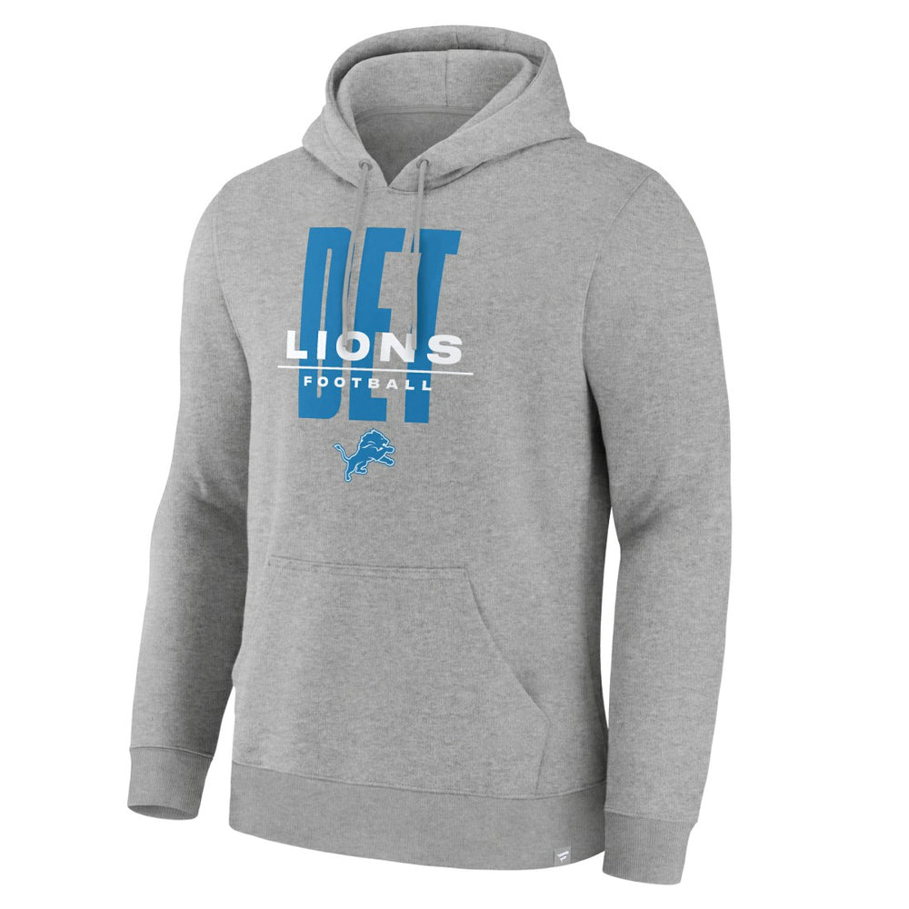 Detroit Lions Right Tackle Legacy Pullover Hoodie - Heather Gray - Fanatics