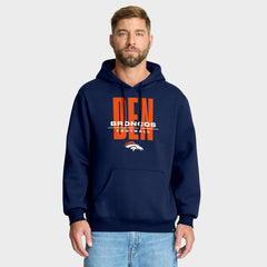 Denver Broncos Right Tackle Legacy Pullover Hoodie - Navy - Fanatics