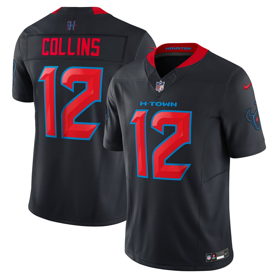 Nico Collins Houston Texans Alternate 2 Vapor F.U.S.E. Limited Jersey - Navy - Nike