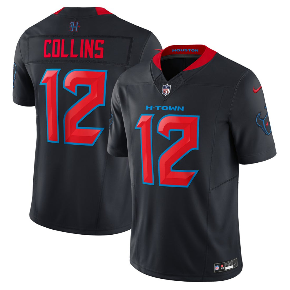 Nico Collins Houston Texans Alternate 2 Vapor F.U.S.E. Limited Jersey - Navy - Nike