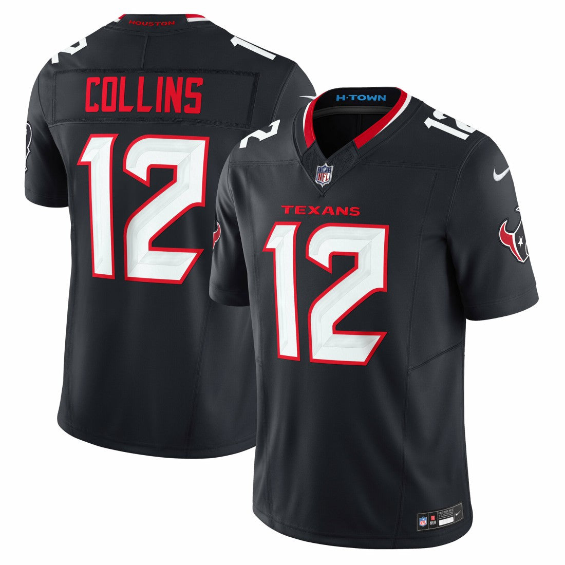 Nico Collins Houston Texans Team Vapor F.U.S.E. Limited Jersey - Navy - Nike