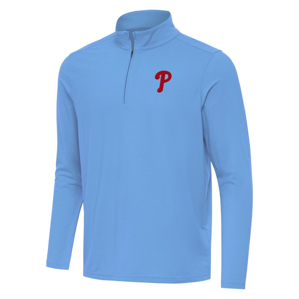 Philadelphia Phillies Antigua Intent Quarter-Zip Top for sale