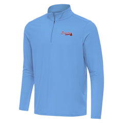 Atlanta Braves Antigua Intent Quarter-Zip Top Outlet