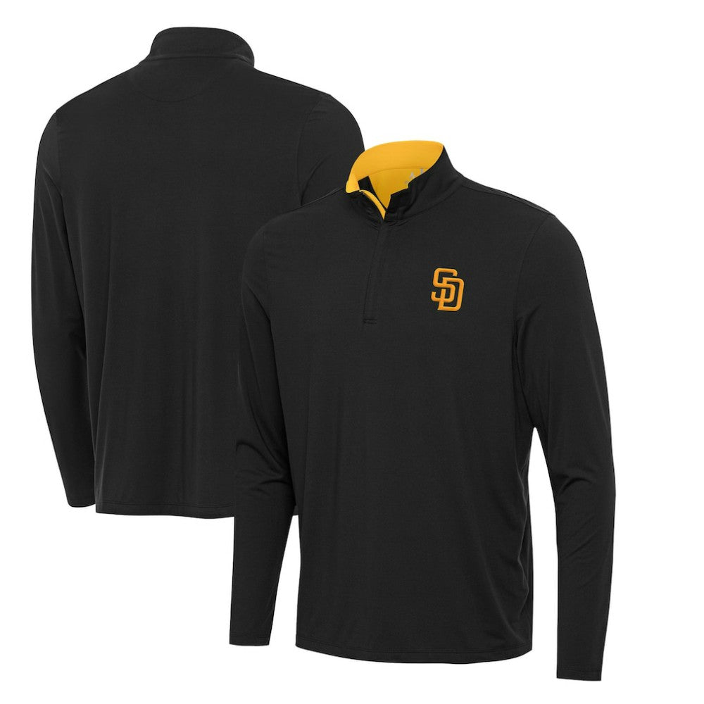 San Diego Padres Antigua Content Quarter-Zip Top Near Me