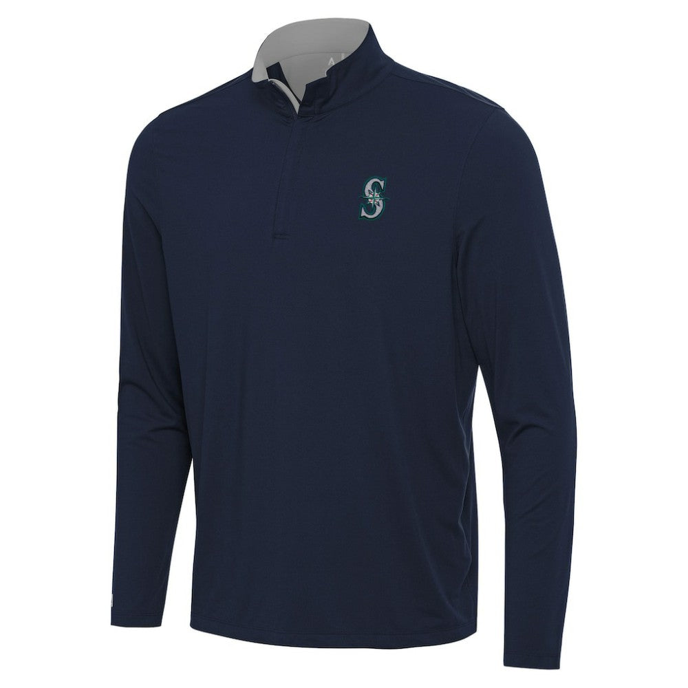 Seattle Mariners Antigua Content Quarter-Zip Top Online