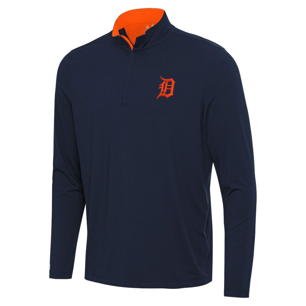 Detroit Tigers Antigua Content Quarter-Zip Top Discount