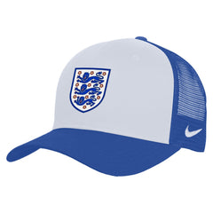 Nike - England National Team Unisex Rise Adjustable Trucker Hat - White/Blue