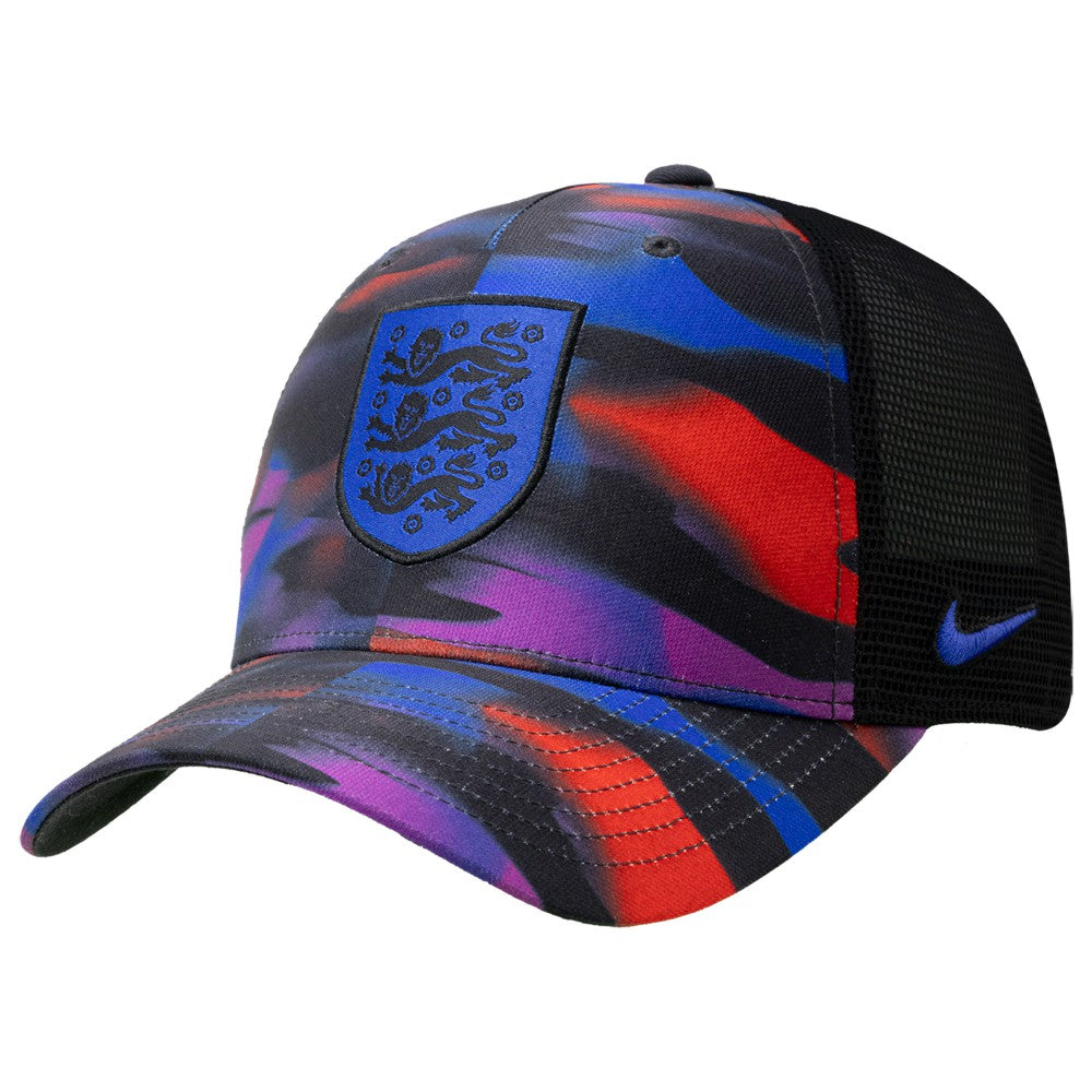 Nike - England National Team Unisex Rise Printed Trucker Adjustable Hat - Black