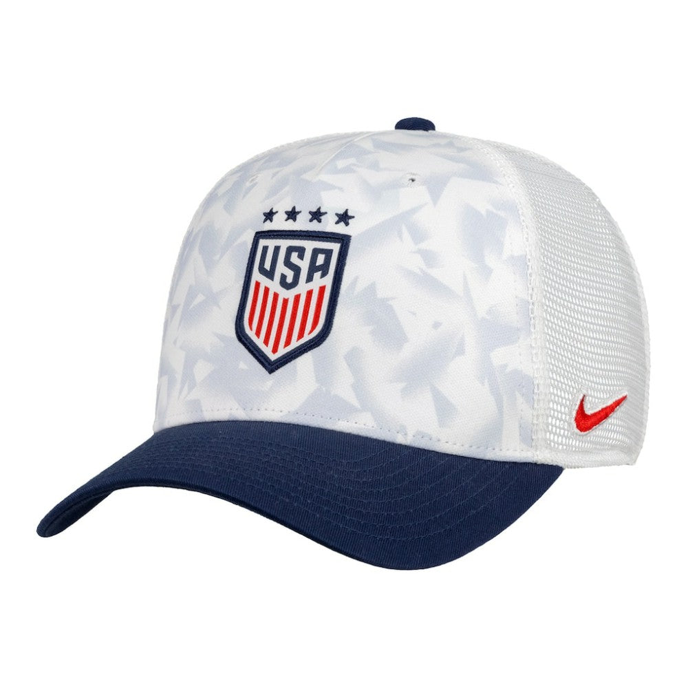 Nike - USWNT Unisex Rise Printed Trucker Adjustable Hat - White