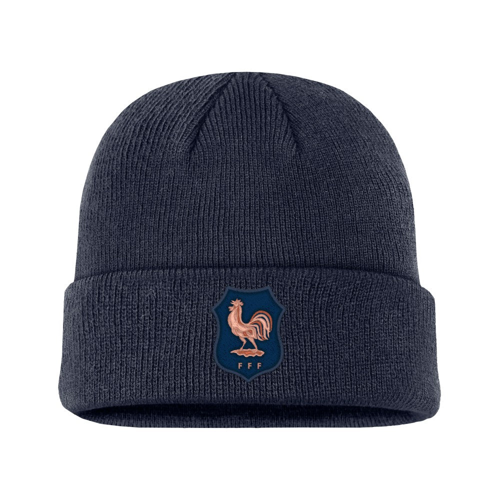 Nike - France National Team Unisex Terra Cuffed Knit Hat - Navy