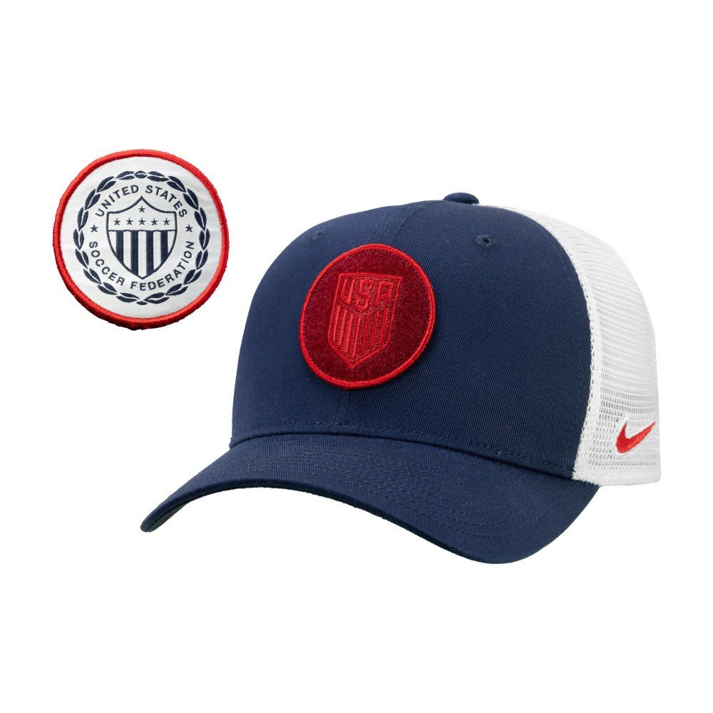Nike - USMNT Unisex Rise Trucker Adjustable Hat - Navy