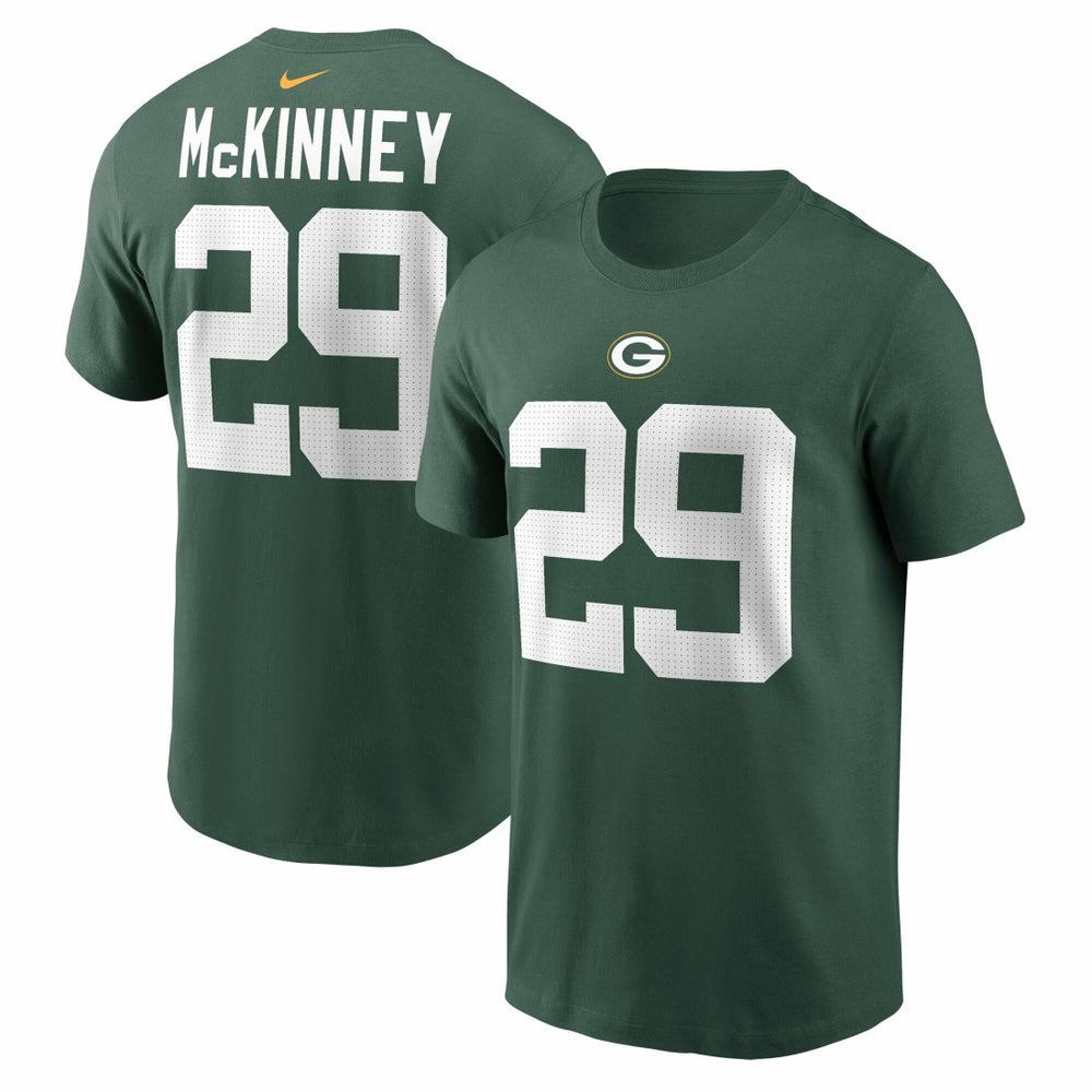 Xavier McKinney Green Bay Packers Name & Number T-Shirt - Green - Nike