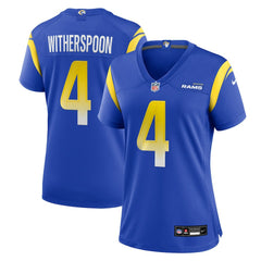 Ahkello Witherspoon Los Angeles Rams Women's Team Game Jersey - Royal - Nike