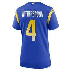 Ahkello Witherspoon Los Angeles Rams Women's Team Game Jersey - Royal - Nike