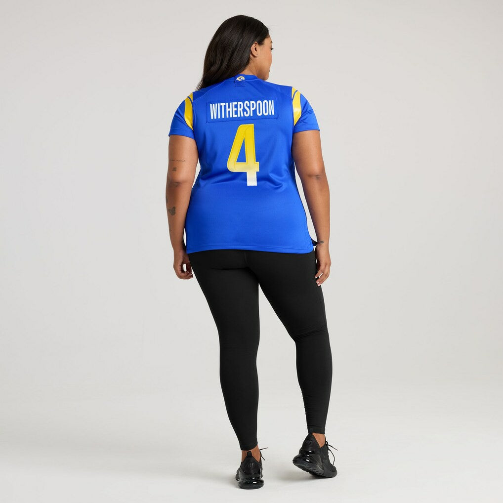 Ahkello Witherspoon Los Angeles Rams Women's Team Game Jersey - Royal - Nike