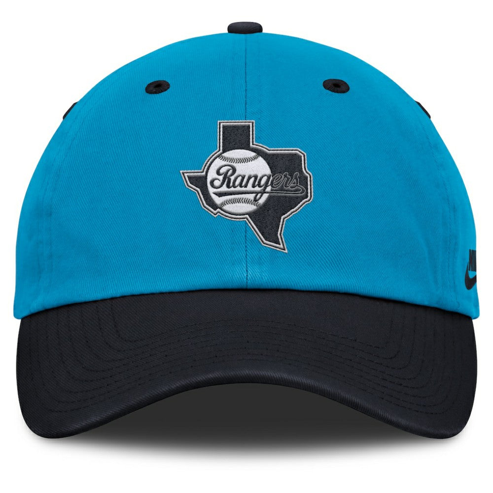 Texas Rangers Nike Neon 90s Club Adjustable Hat Discount