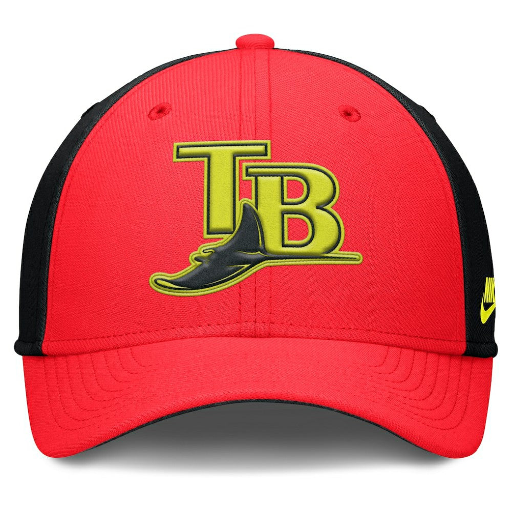 Tampa Bay Rays Nike Neon 90s Rise SwooshFlex Hat Sale