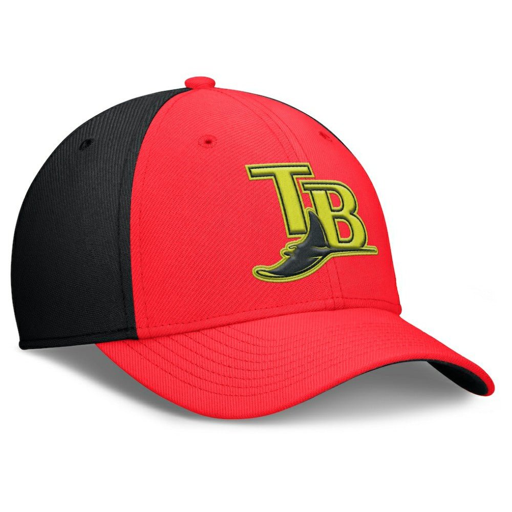 Tampa Bay Rays Nike Neon 90s Rise SwooshFlex Hat Sale
