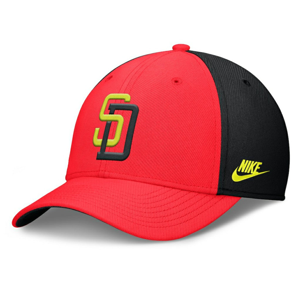 San Diego Padres Nike Neon 90s Rise SwooshFlex Hat Online