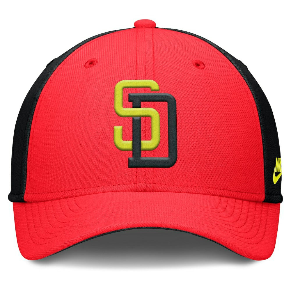 San Diego Padres Nike Neon 90s Rise SwooshFlex Hat Online