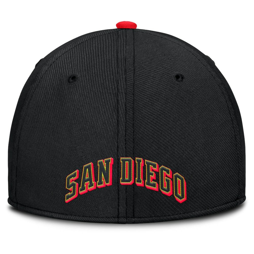 San Diego Padres Nike Neon 90s Rise SwooshFlex Hat Online