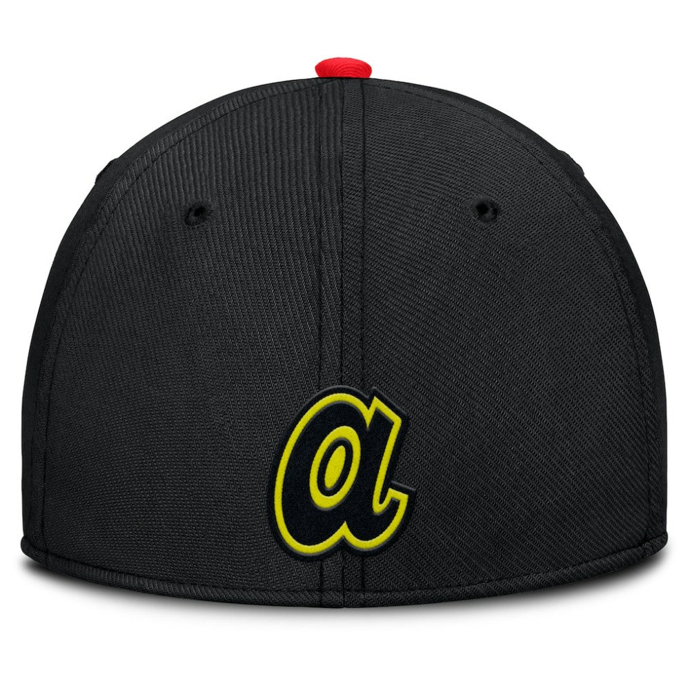 Atlanta Braves Nike Neon 90s Rise SwooshFlex Hat Sale