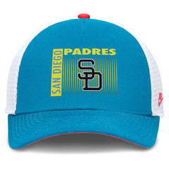 San Diego Padres Nike Neon 90s Rise Structured Performance Adjustable Trucker Hat Discount
