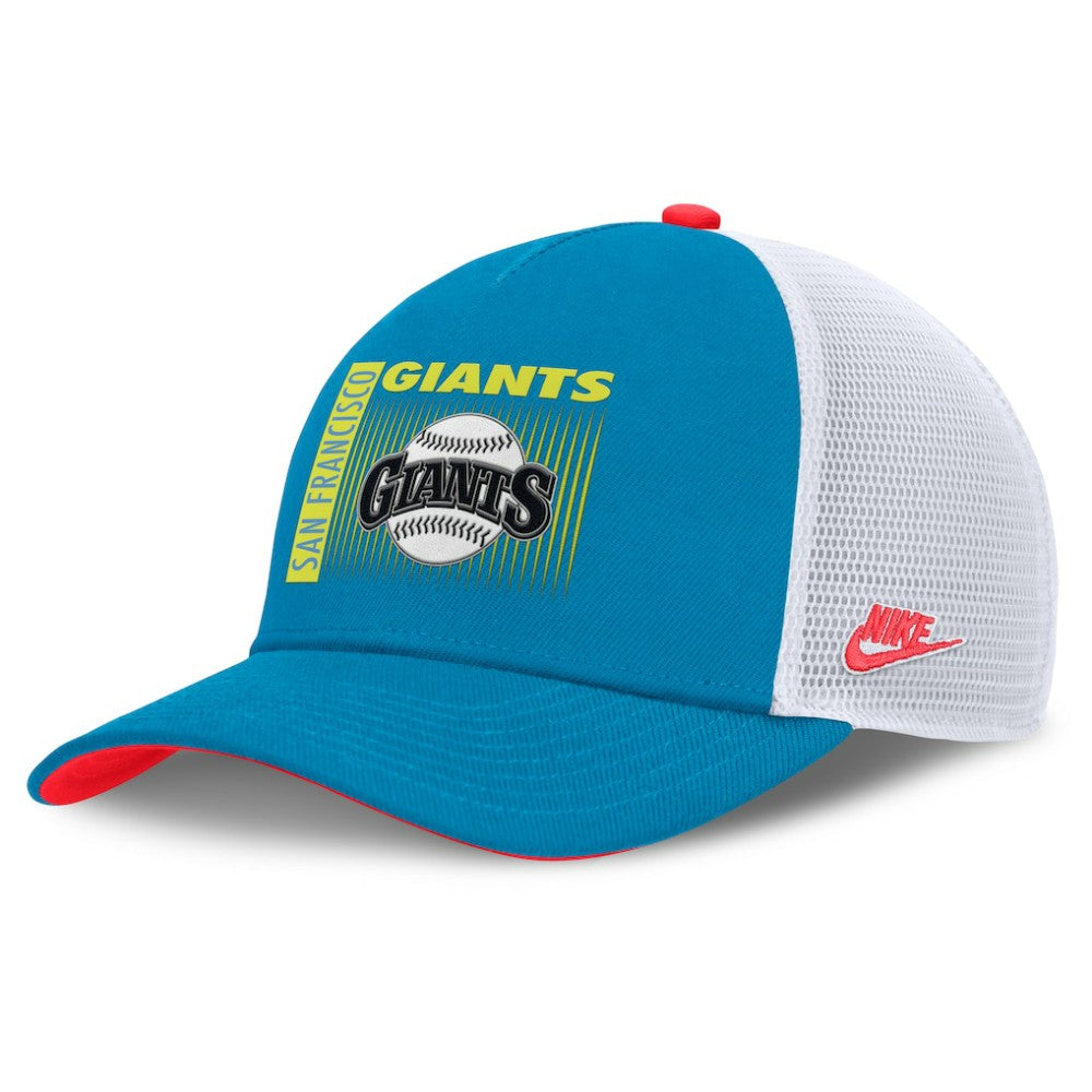 San Francisco Giants Nike Neon 90s Rise Structured Performance Adjustable Trucker Hat Online