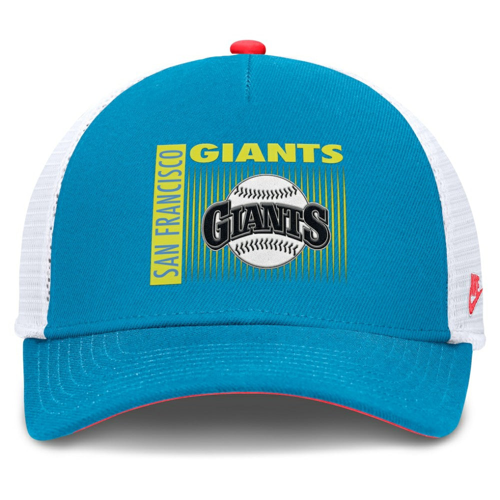 San Francisco Giants Nike Neon 90s Rise Structured Performance Adjustable Trucker Hat Online