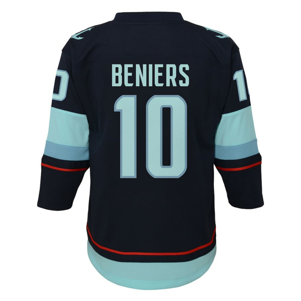 Matty Beniers Seattle Kraken Youth Alternate Replica Player Jersey - Navy | NHL on sale