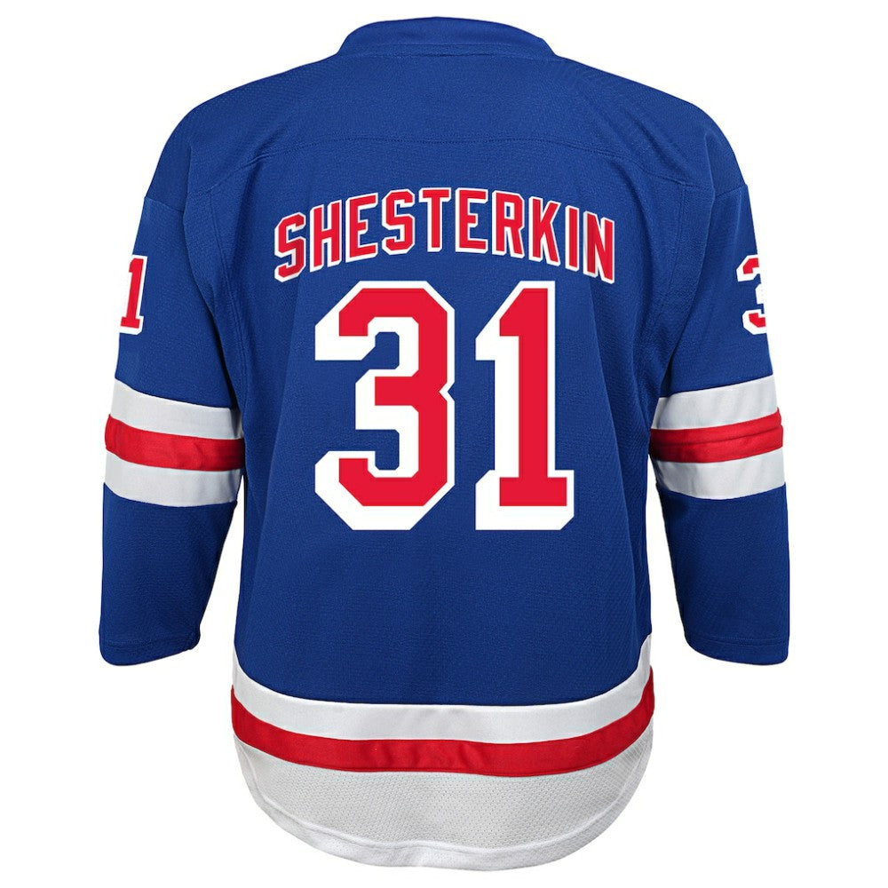Igor Shesterkin New York Rangers Youth Home Replica Player Jersey - Blue | NHL online