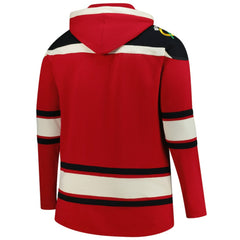 Chicago Blackhawks '47 Big & Tall Superior Lacer Fleece Pullover Hoodie - Red | 47 brand discount