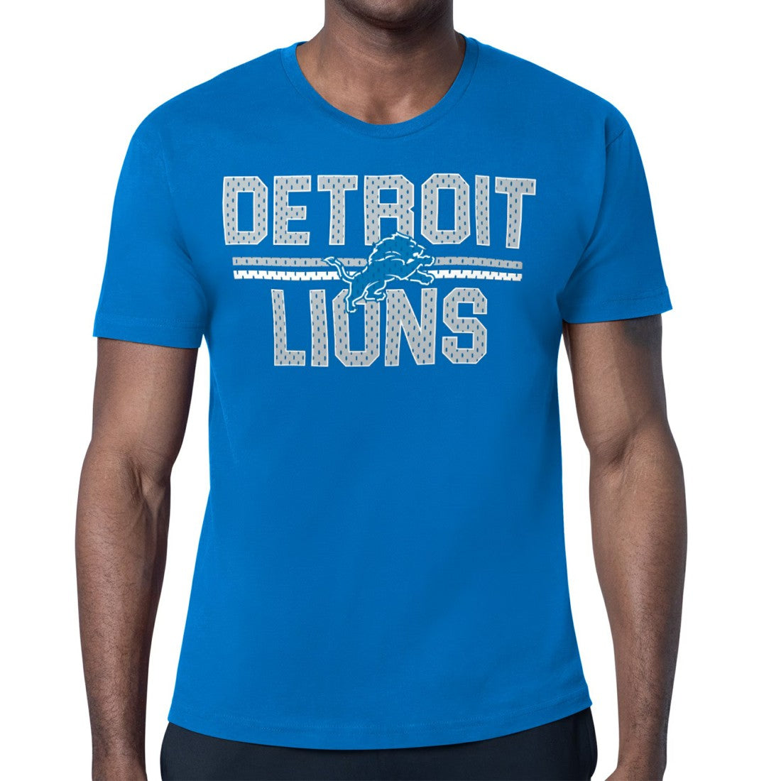 Detroit Lions Starter Retro Team Logo T-Shirt  - Blue - NFL