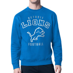 Detroit Lions Starter City Team Logo Pullover Sweatshirt - Blue - NFL