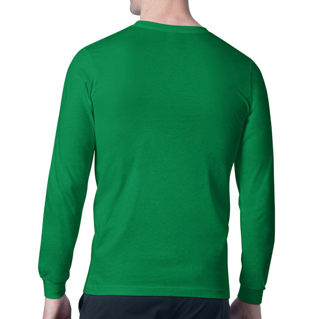 Philadelphia Eagles Starter Half Ball Retro Logo Long Sleeve T-Shirt - Kelly Green - NFL