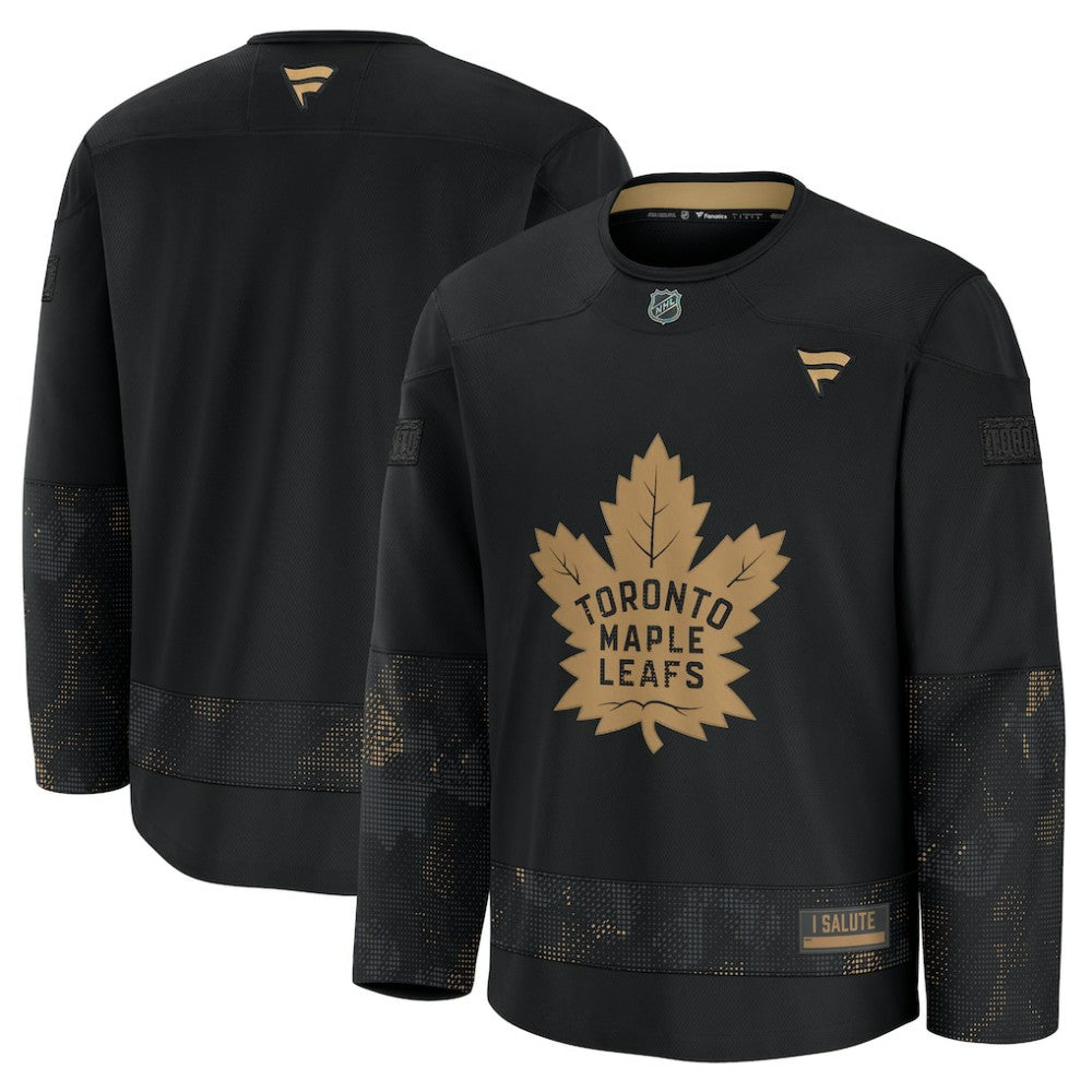 Toronto Maple Leafs Fanatics 2024 Military Appreciation Practice Jersey - Black | Fanatics on sale