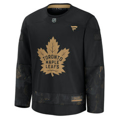 Toronto Maple Leafs Fanatics 2024 Military Appreciation Practice Jersey - Black | Fanatics on sale