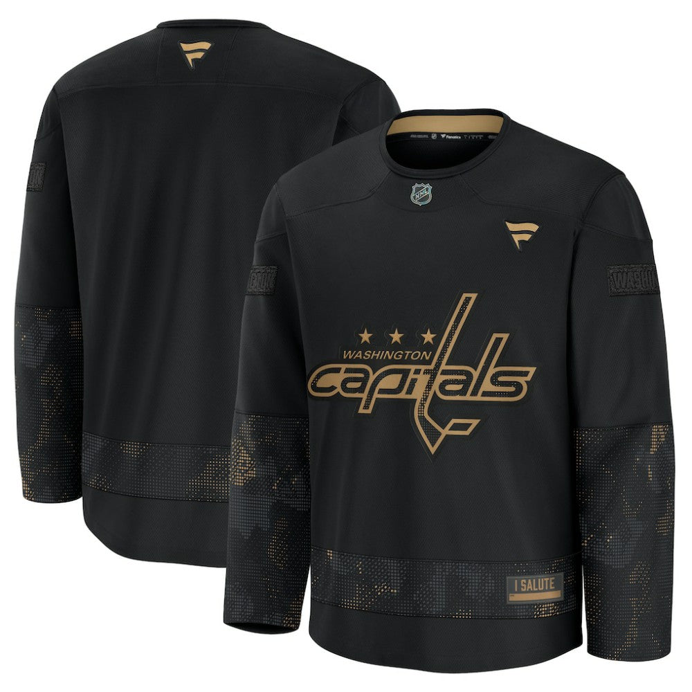 Washington Capitals Fanatics 2024 Military Appreciation Practice Jersey - Black | Fanatics sale